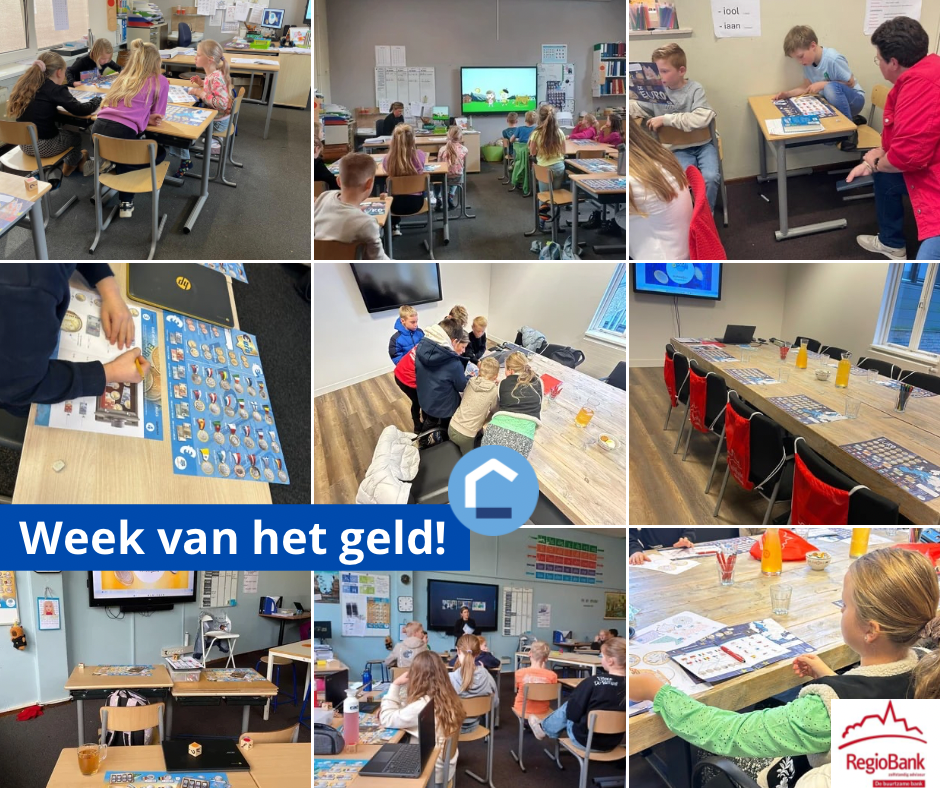 Foto's gastlessen week van het geld